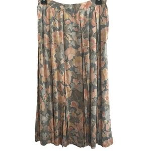 𝅺COUNTRY Sophisticates by Pendleton Vintage Floral Pleated Skirt